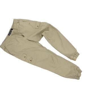 Ecko Unltd. Beige Cargo Jogger Men’s Size 34Wx 31L Drawstring Elastic Waist